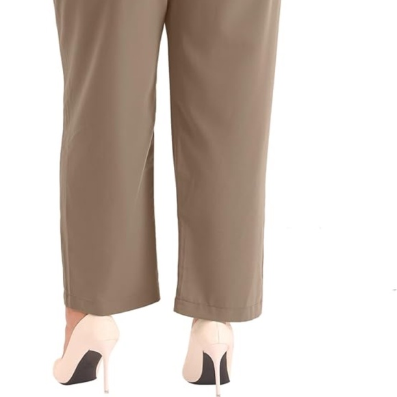 Agnes Orinda Plus Size Pants for Women Elastic High Waisted Work Pants| Size: 1X - Picture 2 of 8